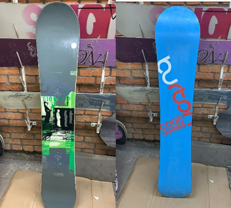 Сноуборд Burton 153 Man (прокатный) серо-синий