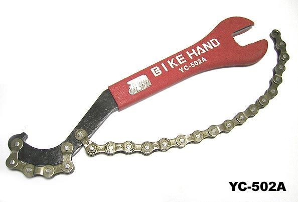 Ключ универсальный Bike Hand YC-502A с хлыстом для кассеты