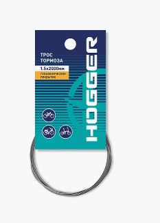 Трос тормоза HOGGER MTB 1.5 x 2000мм, гальванический, коробка 100 шт.
