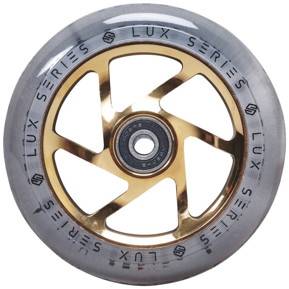 Колесо для самоката Striker Lux Wheel Clear PU 110mm Clear/Gold Chrome