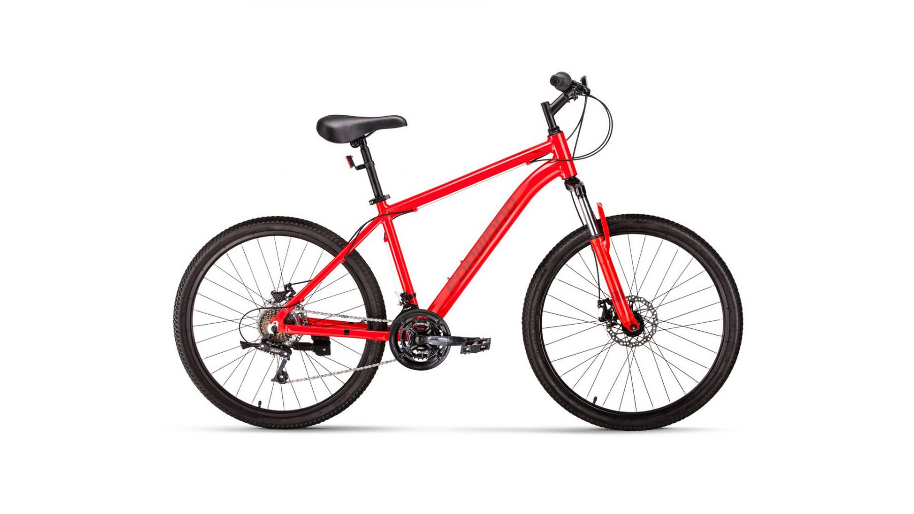 Велосипед 26" FORWARD HARDI 2.0 D FR (21 ск. рост. 17") 2022, красный, RBKW1M36G002-FR