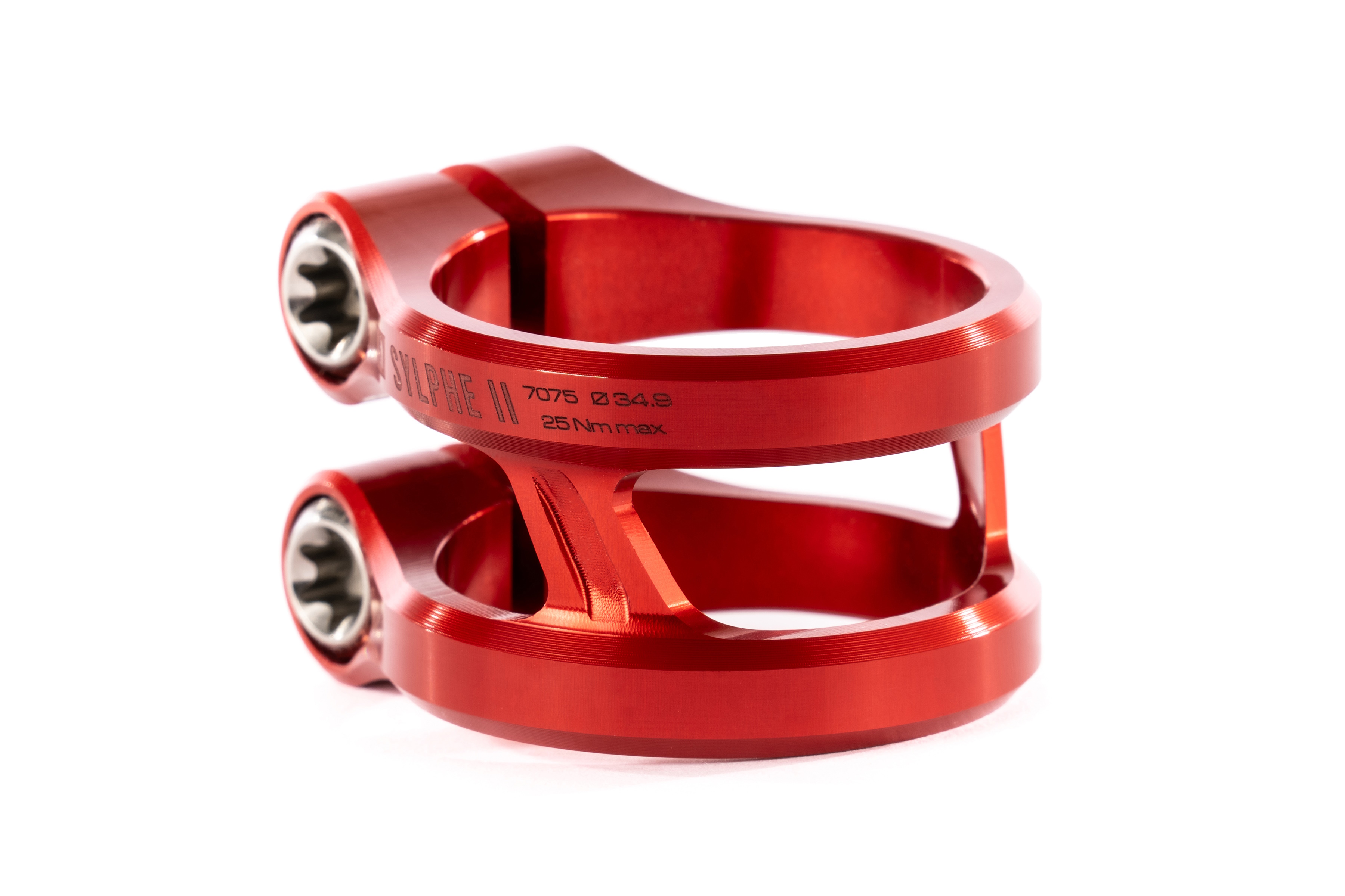 Зажим Ethic sylphe double clamp V2 34.9 red