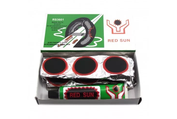 Набор резиновых заплаток для ремонта шин Red Sun RS3601