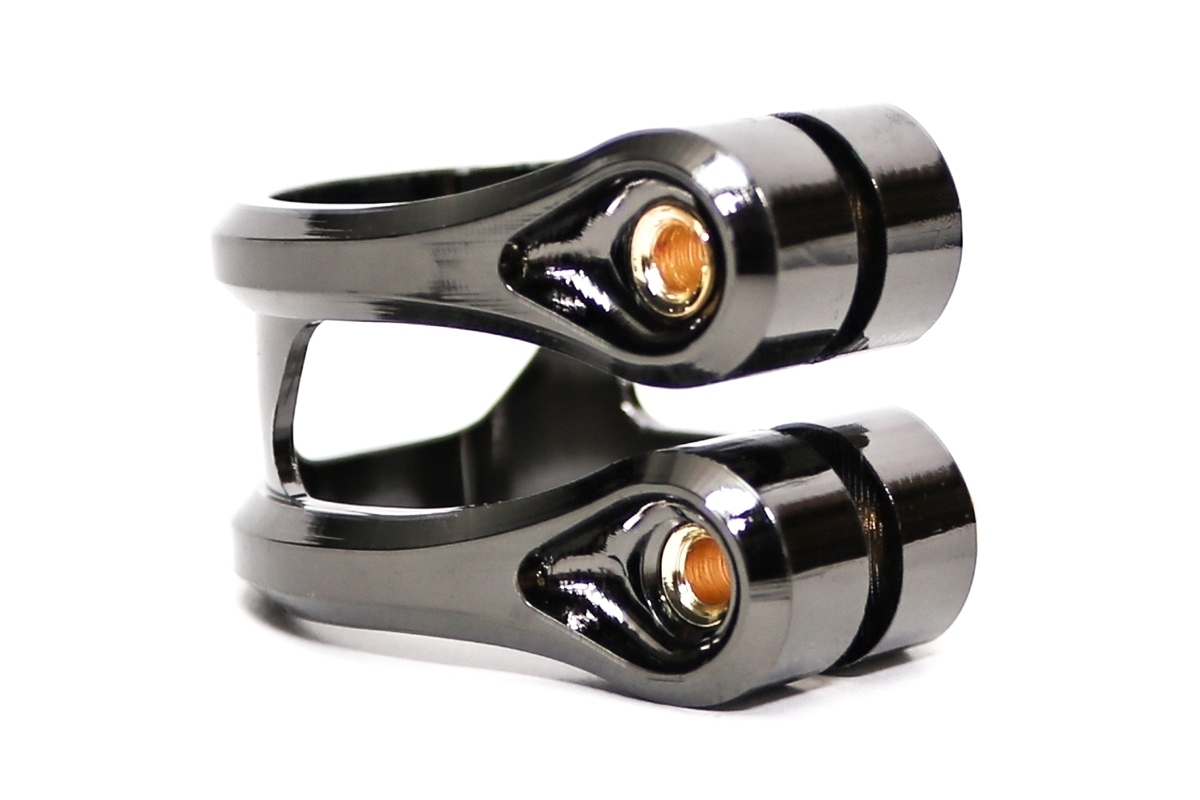 Зажим Ethic sylphe double clamp 34.9 black chrome