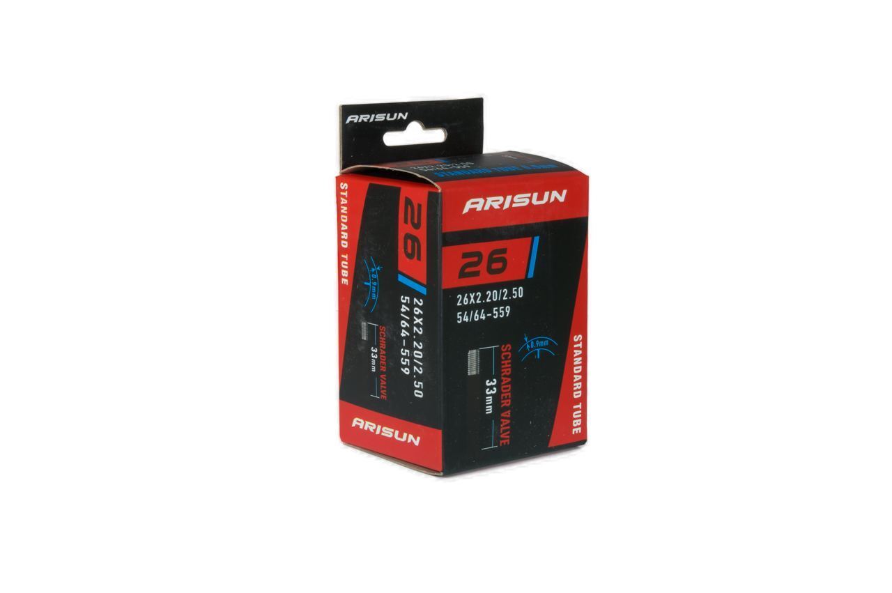 Камера 26"x2.20/2.50 (54/64-559) AV 33мм, 0.9мм, бутил, ARISUN