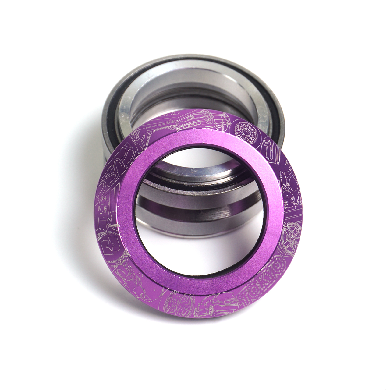 Рулевая "Tokyo fuss" Itasha headset purple