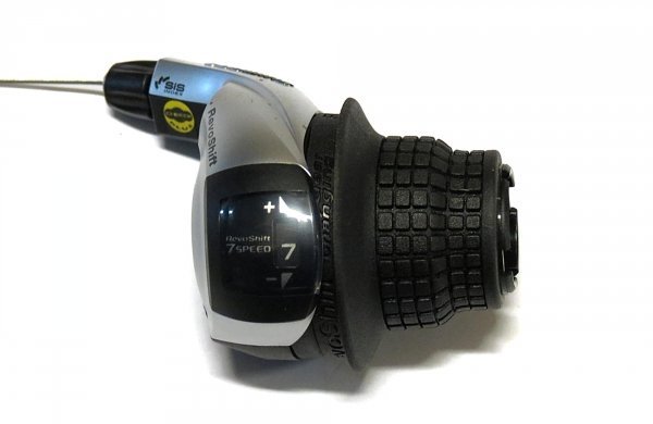 Шифтер Shimano RS-45 правый 7ск. серебристо-черный