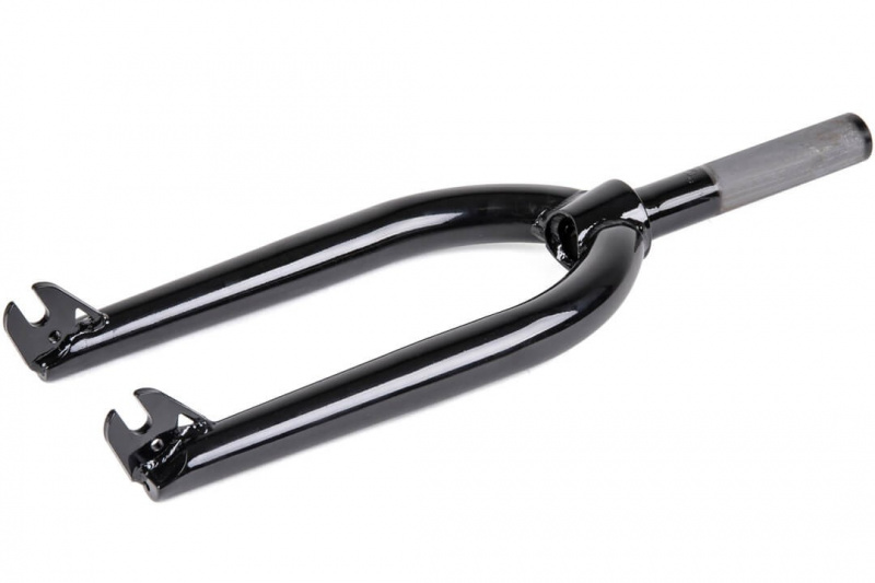 Вилка BMX 20", шток: M25x1.5x28.6x161 мм, Cr-Mo, черная