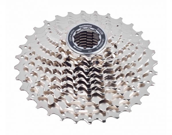 Кассета Shimano Tiagra, HG500, 10 скоростей, 11-25Т, серебристая, без упаковки