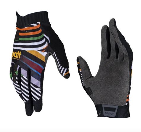 Велоперчатки женские Leatt MTB 1.0W GripR (Stripes, M, 2024 (6024150492))