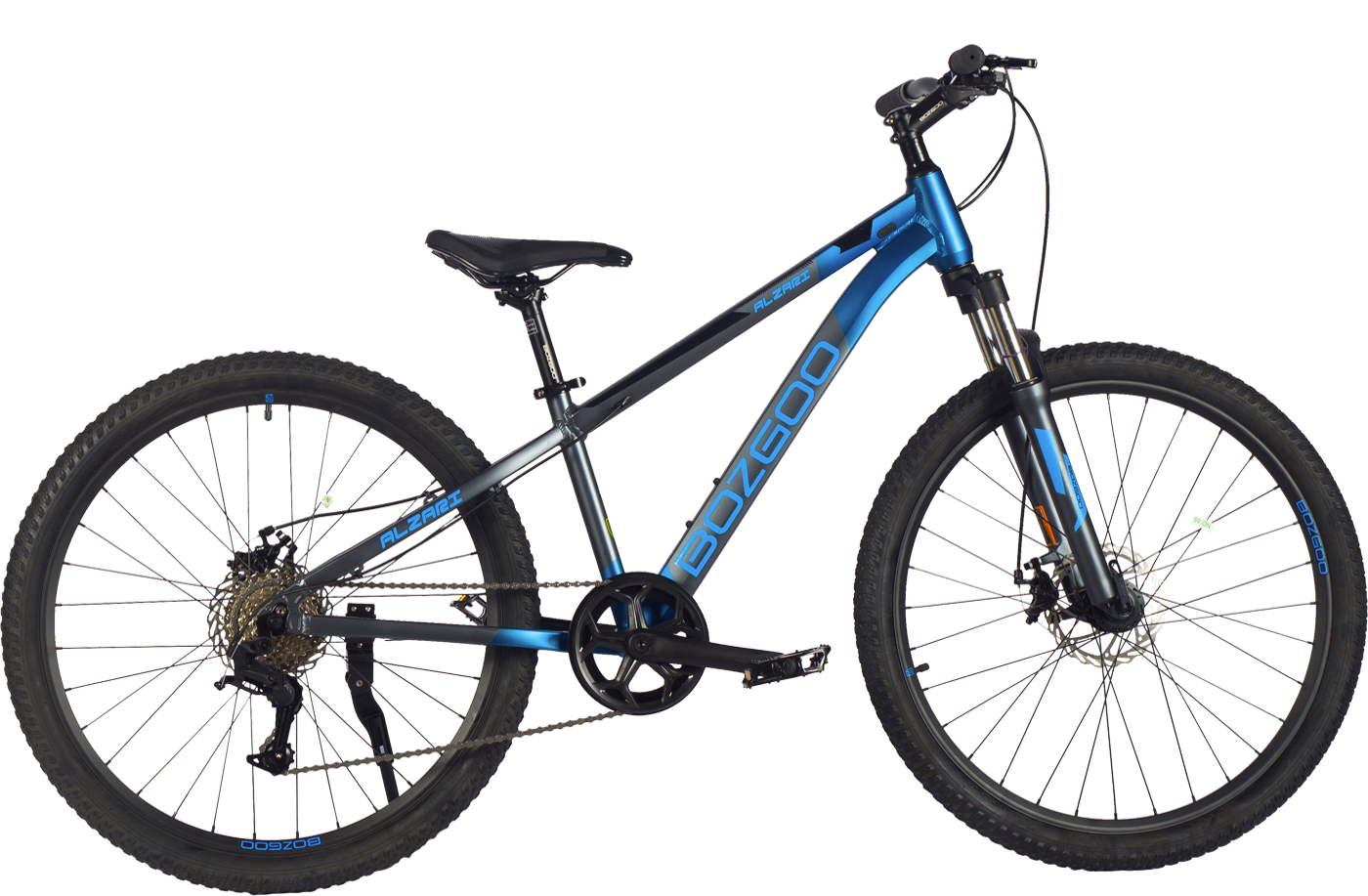 Велосипед 26" BOZGOO Alzari 16" GRAY/BLUE