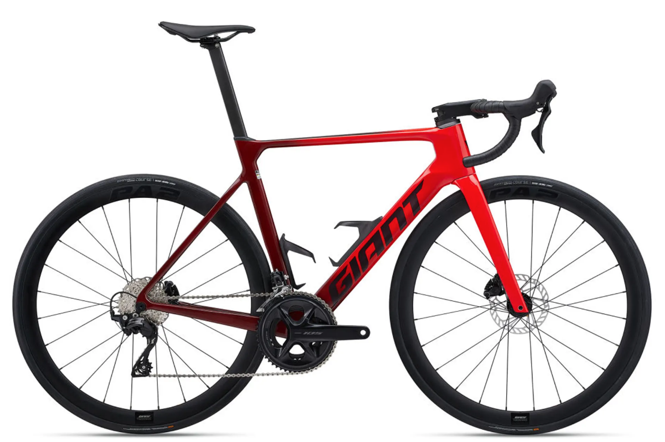 Велосипед 700С Giant Propel Advanced 2 рама XL Pure Red 2023
