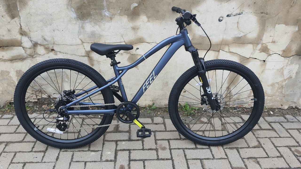 Велосипед 26" FEEL Max рама 13"/8s Синий-белый