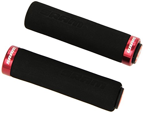 Грипсы SRAM Locking Foam 129 черные, красный замок