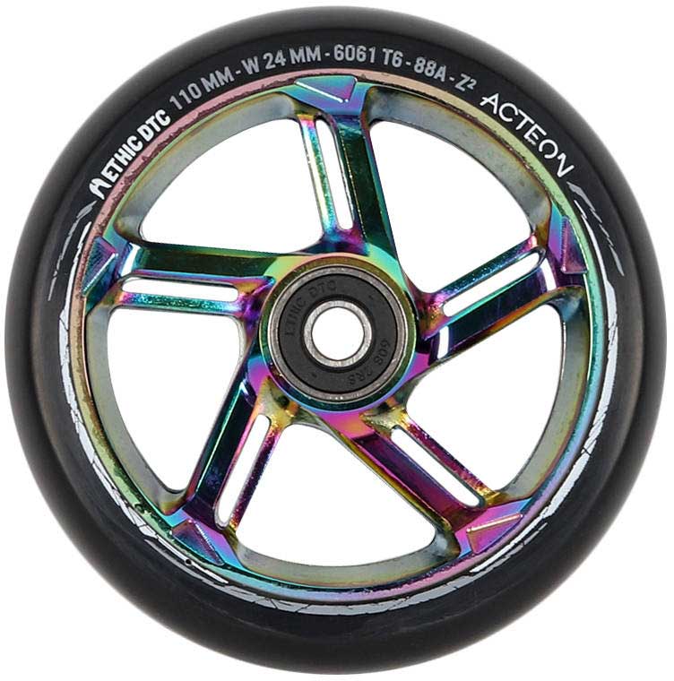 Колесо для самоката Ethic Acteon Wheel 110mm Rainbow