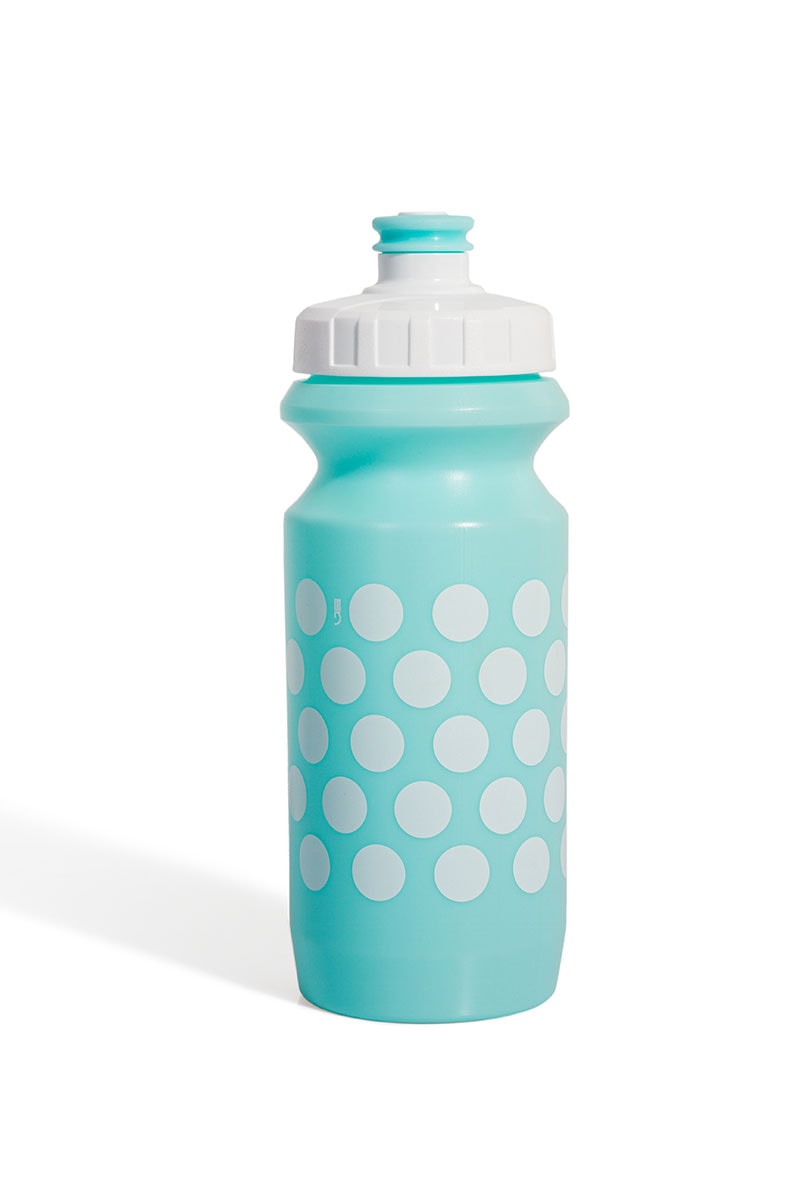 Фляга Green Cycle Polka Dot 600ml с Big Flow valve LDPI light blue nipple/white matt cap/ li