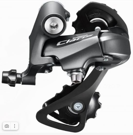 Переключатель задний Shimano Claris, R2000, SS, 8 ск, крепление на болт, черный, без упаковки