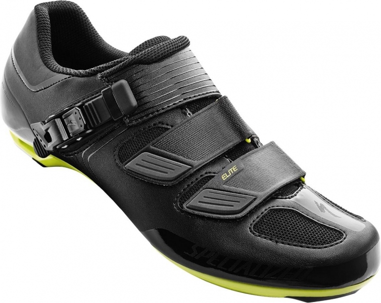 Велообувь Specialized ELITE RD SHOE BLK/HYP GRN REFL 44/10.6 (№4483)