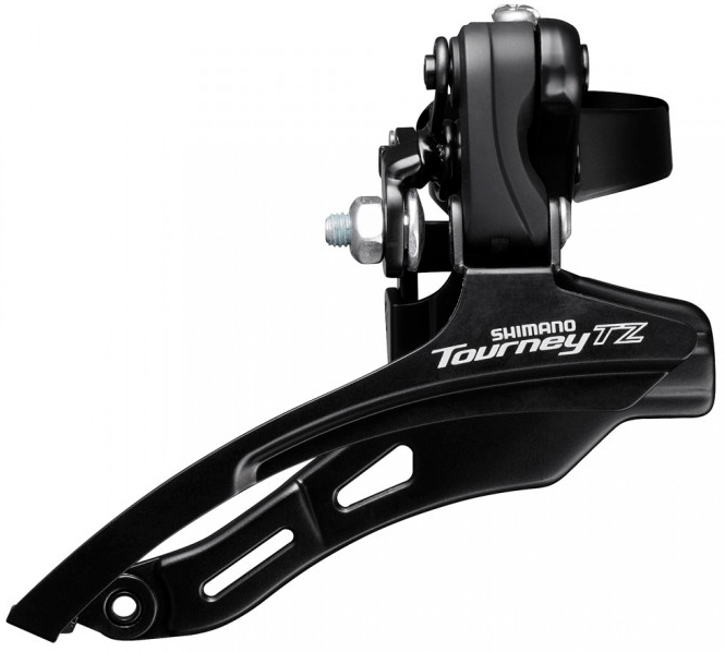 Переключатель передний SHIMANO Tourney FD-TZ500DM6T 3x6/7 н.тяга 42T, в.х 31.8мм, угол наклона 66-69°