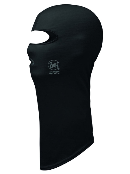 Маска (балаклава) BUFF JR & CHILD MERINO WOOL BALACLAVA BUFF BLACK (US:One size)