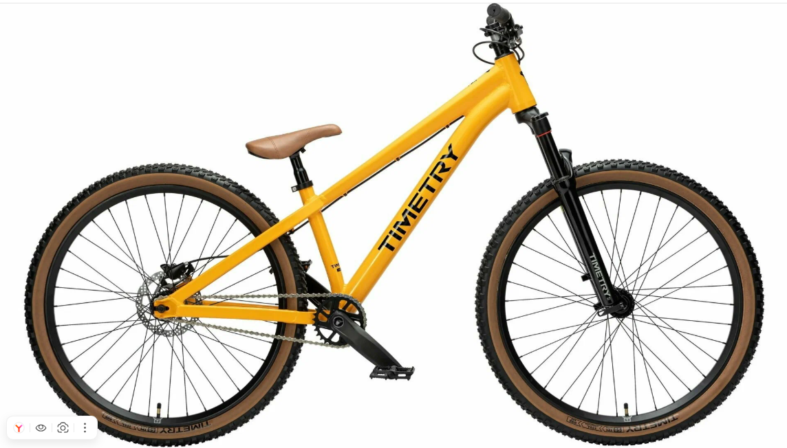 Велосипед 26" TimeTry 418/1s рама 13,5", желтый