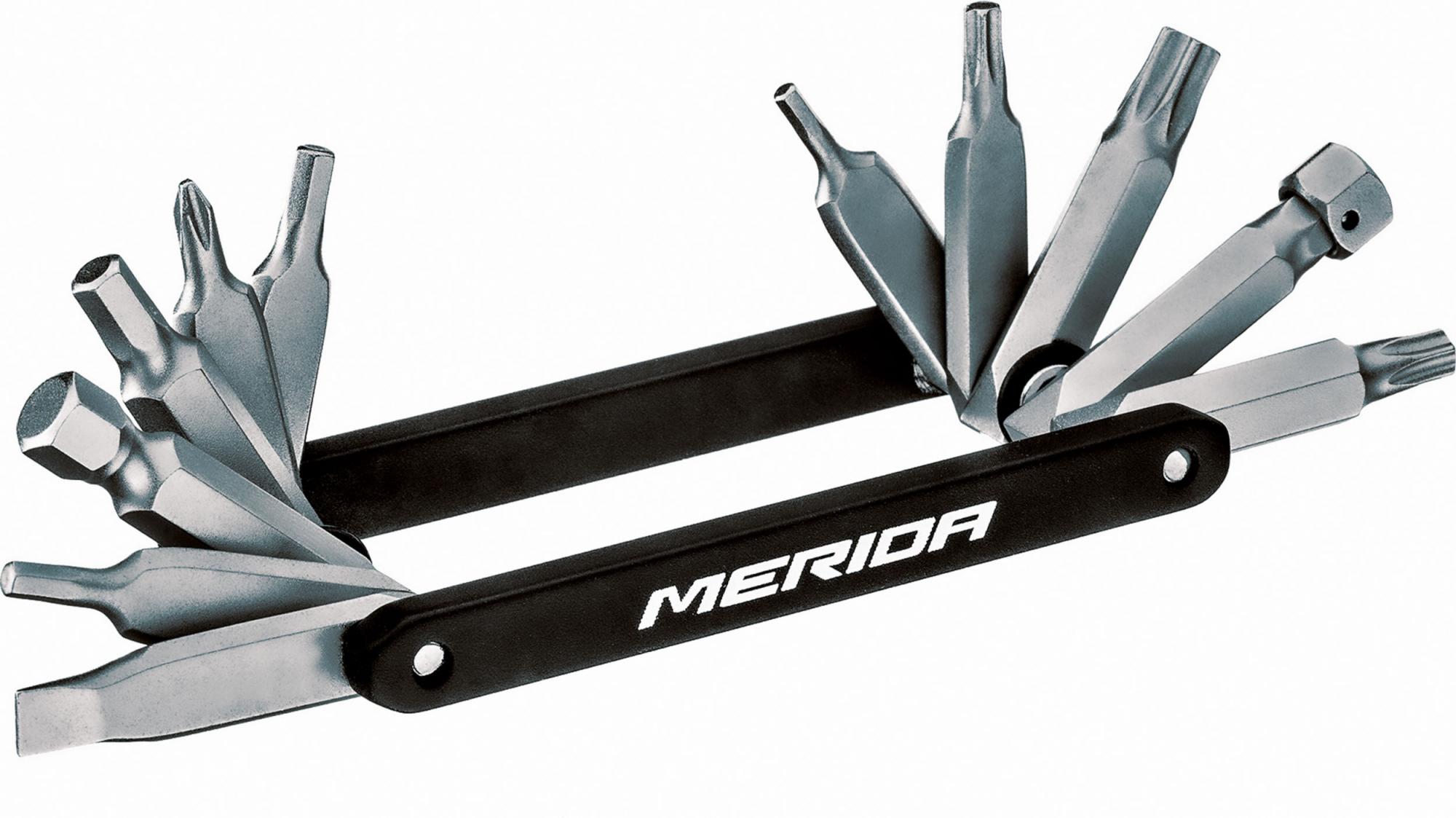 Набор инструментов "ножик" Merida 12in1 High-end Mini Tool for tool Box 80гр. Black/Grey(2137005198)