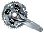 Шатуны SHIMANO M4050, 170 мм, 40x30x22T, С кареткой, с вед. звездой и осью, комплект