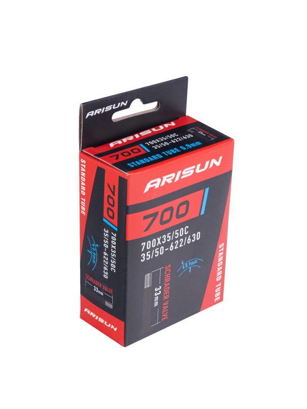 Камера 700"x35/50C (35/50-622/630) AV 33мм, 0.9мм, бутил, ARISUN