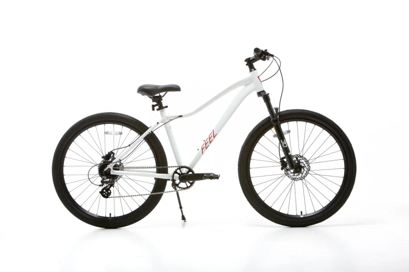 Велосипед 27.5" FEEL Grace рама M 17"/8s Белый-красный