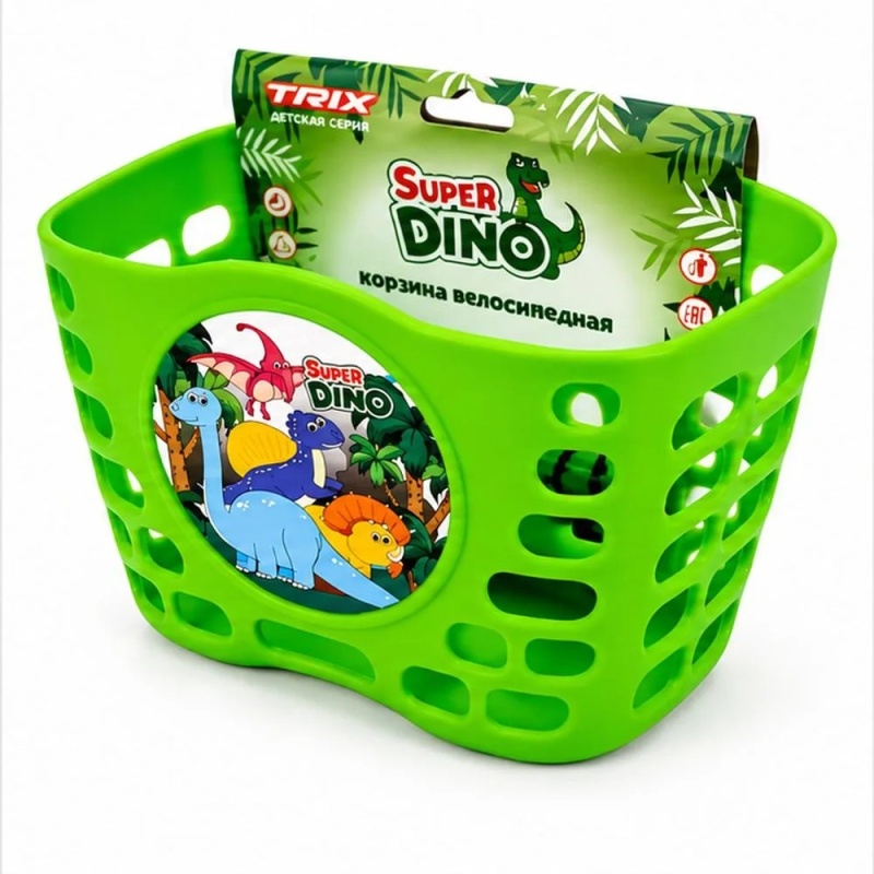 Корзина TRIX Super Dino 12"-16" зеленая