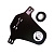 Крыло переднее Mucky Nutz Mini Face Fender Black (MN0046)
