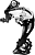 Переключатель задний Shimano Acera RD-M360 SGS сереб, 8ск