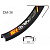 Обод 20" DM-36  BMX 446х30С двойной не пистонир 36отв черн.