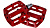 Педали DMR V-12 Red (DMR-V12-R9) (20733/070218/0005246, Тайвань)