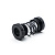 Каретка Neco BSA 1.37"х24Т BB401 интегр, алюм чашки, пласт корп, 68мм, под ось 24 мм, черн
