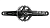 Шатуны FC NX EAGLE B148, 170 мм, 32T, черный/черный