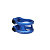 Зажим двойной Sylphe 34,9 blue (синий)