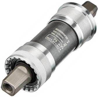 Каретка картридж для велосипеда Energy BB73, квадратный вал 122.5мм, резьба 1.37x24T