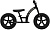 Беговел PLAYSHION STREET BIKE черный, FS-BB001BK