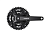 Система Shimano MT101 175мм 9ск. Кв. 40/30/22, с болтами, черный