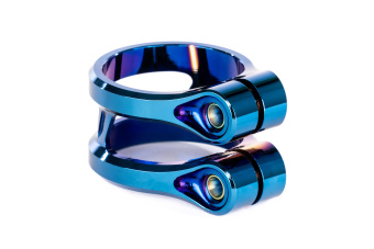 Зажим Ethic sylphe double V2 34.9 chrome blue