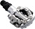 Педали контактные Shimano PD-M520 серебристые с шипами