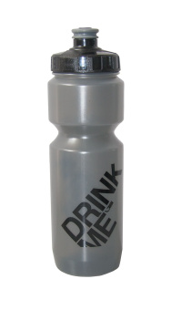 Фляга Green Cycle Drink Me 800ml с Big Flow valve, LDPI gray nipple/black matt cap/gray matt