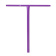 Руль DIVERSE "Tokyo fuss" Dorisha T Bar 650X600 Purple 34.9 Руль DIVERSE "Tokyo fuss" Dorisha T Bar 650X600 Purple 34.9