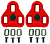 шипы для контактных педалей Exustar SPD E-C05 Cleats