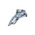 Переключатель передний Shimano FD-MC17 верх хомут 34,9мм ниж тяга 63-66