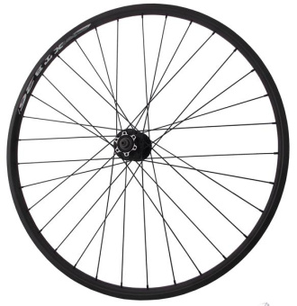 Колесо переднее 700" обод WEINMANN discbull диск.тормоз, пистон.черн. Втулка Quando KT-K68F 32H 6-болт QR