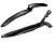 Крылья 26" PM-27F/27-1R комплект пер+зад Черные