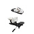 Крепления горнолыжные Salomon E Lithium 10 L80 Black/White