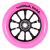 Колесо для самоката TechTeam 110*24мм Winner, pink transparent